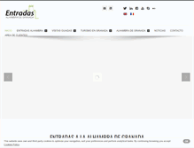 Tablet Screenshot of entradasalhambragranada.com